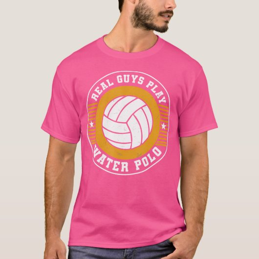 水ポロ選手実在の人遊水ポロ Tシャツ (正面)