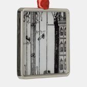 水ポンプのロバートBoyleの開発 メタルオーナメント (右)