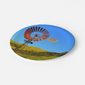 水ポンプ風車 ペーパープレート (アングル)