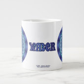 水マンダラスペシャリティマグ ジャンボコーヒーマグカップ (正面)