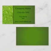 水モダンが青葉を滴る 名刺 (正面/裏面)