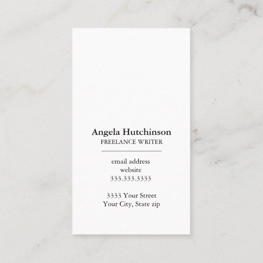 水モダンエレガント色の緑 名刺 (裏面)