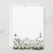 水モダンエレガント色アドベンチャー開始ブライダルS 招待状 (裏面)