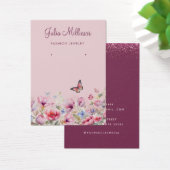 水モダンエレガント色イヤリング表示カード (デスク)