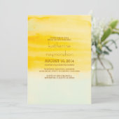 水モダンエレガント色ブライダルシャワー招待状 招待状 (スタンド正面)