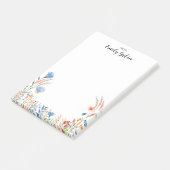 水モダンカラフル色の花のポストイット注記 ポストイット (アングル)