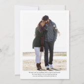 水モダンカラフル色フローラ写真 セーブザデート (裏面)