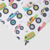 水モダンカラフル色モンスターカー 薄葉紙 (詳細)