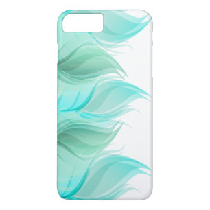 水モダンガーリー色の羽 iPhone 8 PLUS/7 PLUSケース