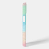 水モダンスタイリッシュ色レインボーモノグラム Case-Mate iPhoneケース (裏面 / 右)