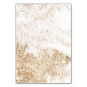 水モダンミニマル色オイスタービーチ結婚式 テーブルナンバー (裏面)