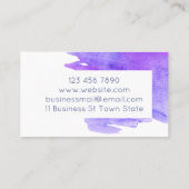 水モダン彩手作り大豆メルトキャンドル石鹸 名刺 (裏面)