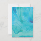 水モダン彩書道個人文房具 ノートカード (裏面)