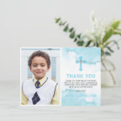 水モダン彩青少年聖体拝領 サンキューカード (スタンド正面)