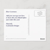 水モダン族館 ポストカード (裏面)