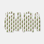 水モダン素朴色クリスマスツリーホリデイ フェイバーボックス (折り畳みなし)