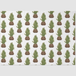 水モダン素朴色クリスマスツリーホリデイ 薄葉紙