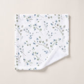 水モダン素朴色スタイルボタ葉ニック バスタオルセット (ウォッシュタオル)