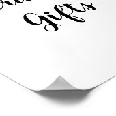 水モダン色かぼちゃと花 ポスター (角)