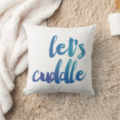 水モダン色で飾り枕をカドル クッション (ブランケット)