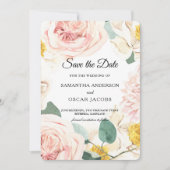 水モダン色のカラフル美しい セーブザデート (正面)