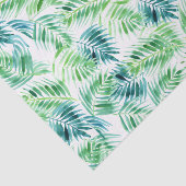 水モダン色のパーム葉 薄葉紙 (詳細)