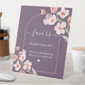 水モダン色のフローラ自然アーチが好み 台座サイン (インサイチュ)