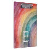 水モダン色のレパーソナライズされたインボー クリップボード (右)