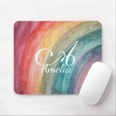 水モダン色のレパーソナライズされたインボー マウスパッド (マウス)