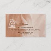 水モダン色の天空ヨガスタジオ 名刺 (裏面)