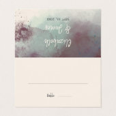 水モダン色の宝石トーン結婚の座席表 (外部フラット)