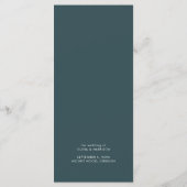 水モダン色の山の横結婚景 メニュー (裏面)