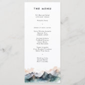 水モダン色の山の横結婚景 メニュー (正面)