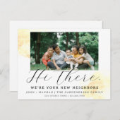 水モダン色の新しい隣接はがき ポストカード (正面/裏面)