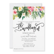 水モダン色の熱帯の結婚花