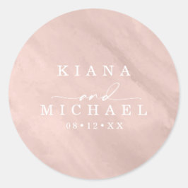 水モダン色の結婚バラ金ゴールドID816 ラウンドシール