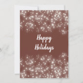 水モダン色の緑リース企業の 招待状 (裏面)