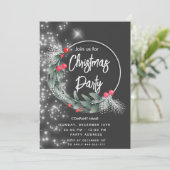 水モダン色の緑リース企業の 招待状 (スタンド正面)