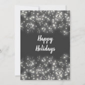 水モダン色の緑リース企業の 招待状 (裏面)