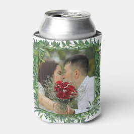 水モダン色の緑結婚色 缶クーラー