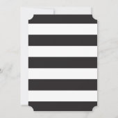 水モダン色の花の結婚式の日付を保存 セーブザデート (裏面)