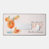 水モダン色は元気だ デスクマット (キーボード&マウス)