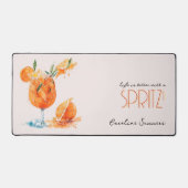 水モダン色は元気だ デスクマット (正面)