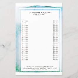 水モダン色アブストラクトウェイスブラウ チラシ