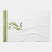 水モダン色エンドウ豆パスタオル キッチンタオル (横)