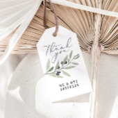 水モダン色オリーブ植物性結婚式の引き出物ギ フェイバータグ