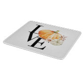 水モダン色オレンジカボチャ カッティングボード (角)