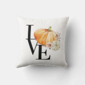 水モダン色オレンジカボチャ クッション (裏面)