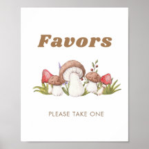 水モダン色キノコの好意サイン