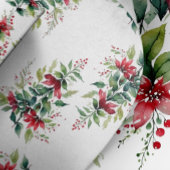 水モダン色クリスマスツリークリスマスホリデー ラッピングペーパーシート